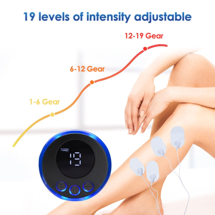 SC-195B Mini Cervical Massage Stickers EMS Pulse Meridian Therapy Instrument, Spec: 4-In-1 Upgrade Jack - free shipping - PMC TechLife - Order now!