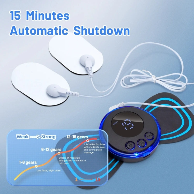 SC-195B Mini Cervical Massage Stickers EMS Pulse Meridian Therapy Instrument, Spec: 4-In-1 Upgrade Jack - free shipping - PMC TechLife - Order now!