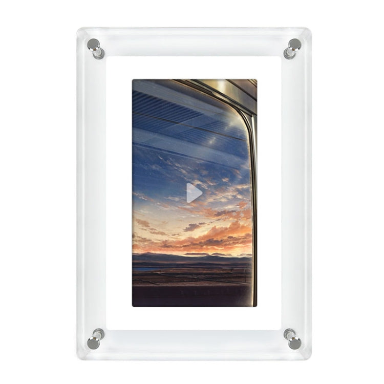 5 Inch HD Digital Photo Frame Crystal Advertising Player 1080P Motion Video Picture Display Player(EU Plug) - 1.5-7.0 inch by PMC TechLife | Online Shopping South Africa | PMC TechLife | Buy Now Pay Later Mobicred