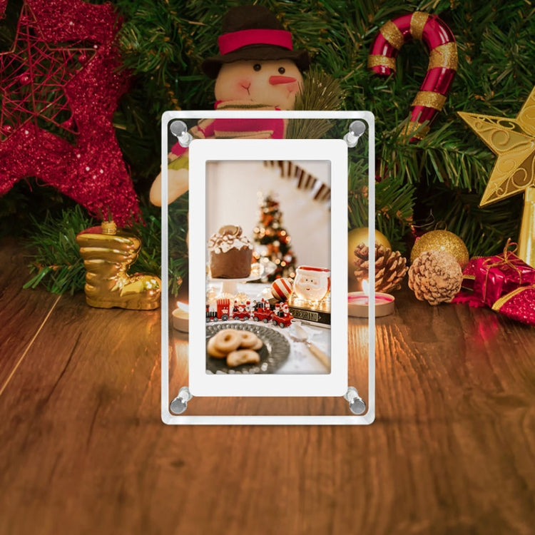 5 Inch HD Digital Photo Frame Crystal Advertising Player 1080P Motion Video Picture Display Player(UK Plug) - 1.5-7.0 inch by PMC TechLife | Online Shopping South Africa | PMC TechLife | Buy Now Pay Later Mobicred