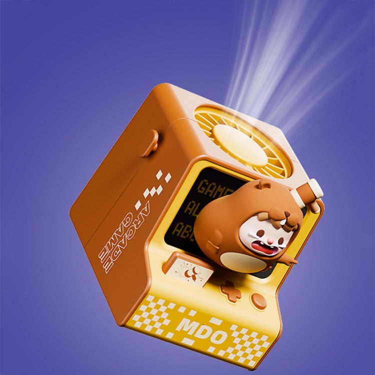 Cartoon Game Console Shape USB Charging Portable Bladeless Halter Fan(Beat Gophers) - Electric Fans by PMC TechLife | Online Shopping South Africa | PMC TechLife | Buy Now Pay Later Mobicred