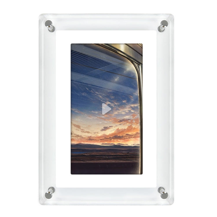7 Inch Acrylic HD Digital Photo Frame Desktop Smart Motion Video Player Ornament(UK Plug) - 1.5-7.0 inch by PMC TechLife | Online Shopping South Africa | PMC TechLife | Buy Now Pay Later Mobicred