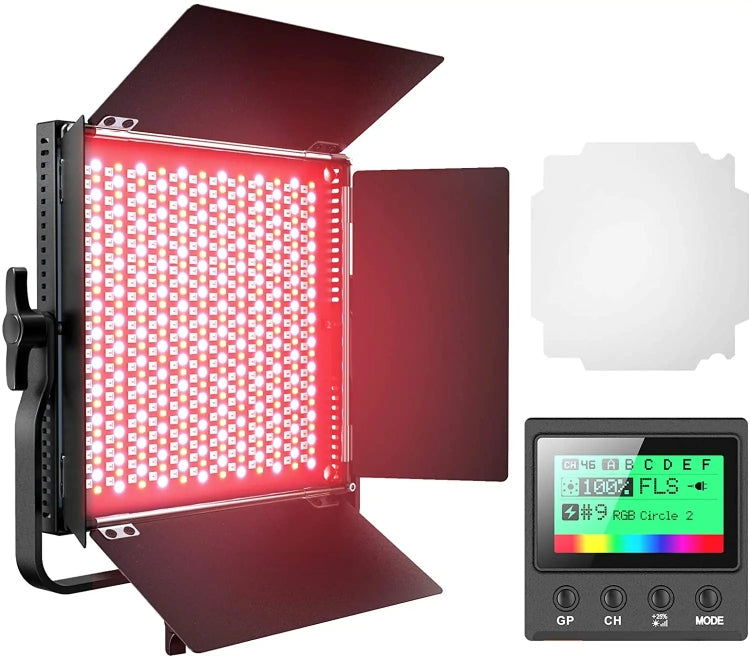 Pixel K80 RGB 45W 2600-10000K 552 LEDs Photography Fill Light Panel Lamp With LCD Display,US Plug Standard Set - free shipping - PMC TechLife - Order now!