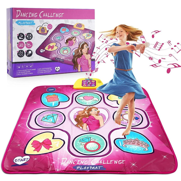 Children Music Dance Mat Electronic Music Dancing Game Pad Music Box Toys(Pink Purple) - Music Toys by PMC TechLife | Online Shopping South Africa | PMC TechLife