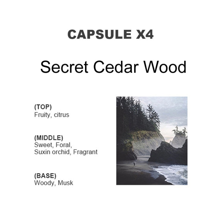 BEN.JACK 4pcs /Set Coffee Cup Air Outlet Aromatherapy Refill Tablets(Secret Cedar Wood) - Air Freshener by BEN.JACK | Online Shopping South Africa | PMC TechLife | Buy Now Pay Later Mobicred