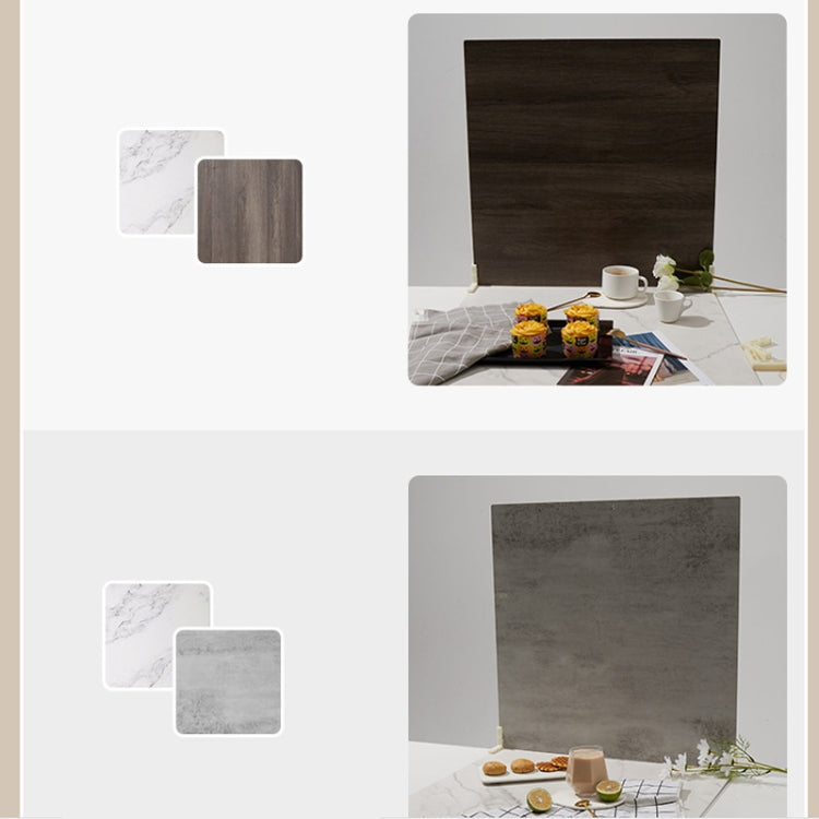 2pcs 40cm Double-Sided Background Board + 7pcs Backdrop Paper Photography Props Set, Spec: Set 4 - Solid Color by PMC TechLife | Online Shopping South Africa | PMC TechLife | Buy Now Pay Later Mobicred