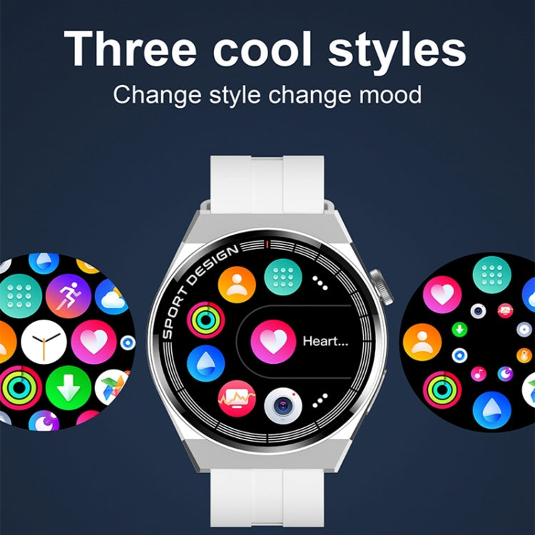 GT3Pro 1.28-Inch Health Monitoring Bluetooth Call Smart Watch With NFC, Color: Brown Leather - free shipping - PMC TechLife - Order now!