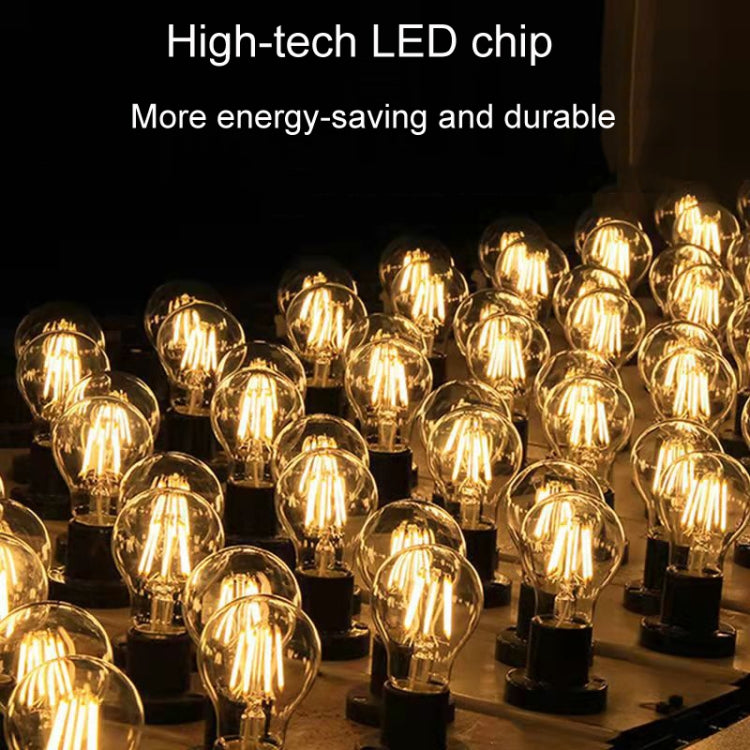 6pcs /Box G45 Bulb LED Lamp Fixture Illuminator Vintage Filament Lights, Style: Gold Large Screw(220V 4W) - LED Blubs & Tubes by PMc TechLife | Online Shopping South Africa | PMc TechLife | Buy Now Pay Later Mobicred