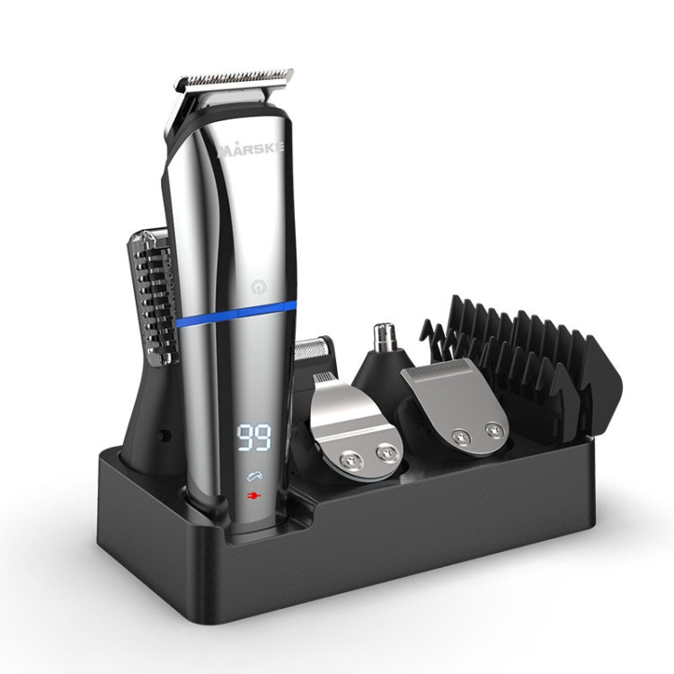 MARSKE 6 In 1 Hair Clipper Grooming Set Rechargeable Razor Carving Nose Hair Trimmer EU Plug - free shipping - PMC TechLife - Order now!