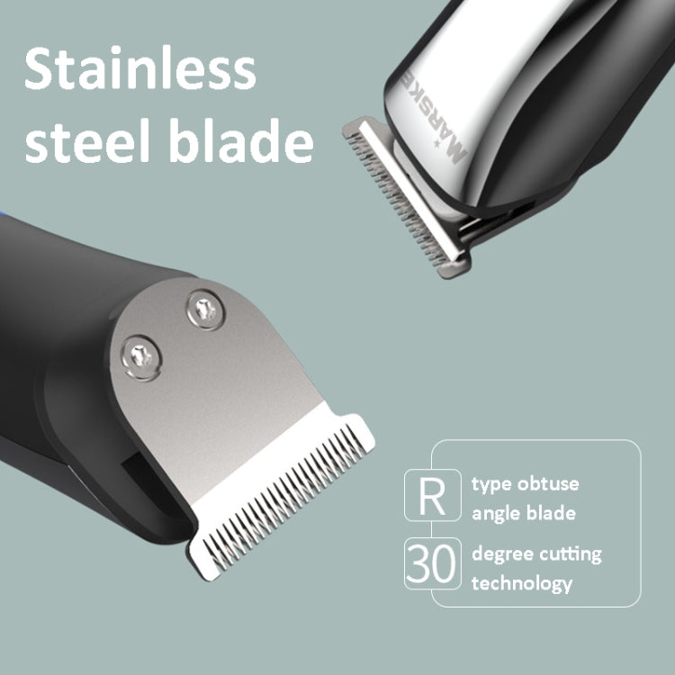 MARSKE 6 In 1 Hair Clipper Grooming Set Rechargeable Razor Carving Nose Hair Trimmer EU Plug - free shipping - PMC TechLife - Order now!