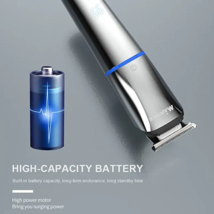 MARSKE 6 In 1 Hair Clipper Grooming Set Rechargeable Razor Carving Nose Hair Trimmer US Plug - free shipping - PMC TechLife - Order now!