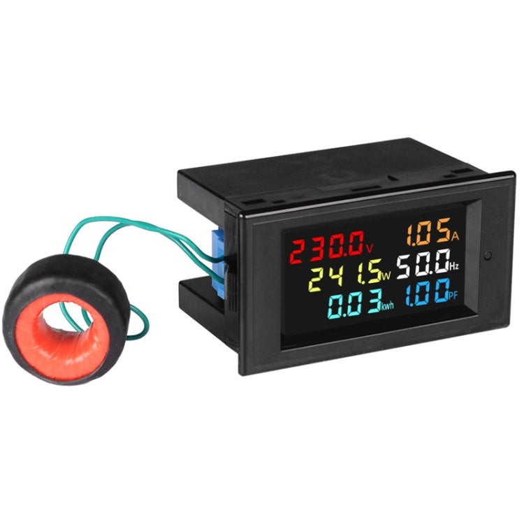 SINOTIMER SPM003 AC LED Digital Voltmeter Frequency Factors Meter Power Monitor, Specification: AC200-450V 100A - Current & Voltage Tester by SINOTIMER | Online Shopping South Africa | PMC TechLife | Buy Now Pay Later Mobicred