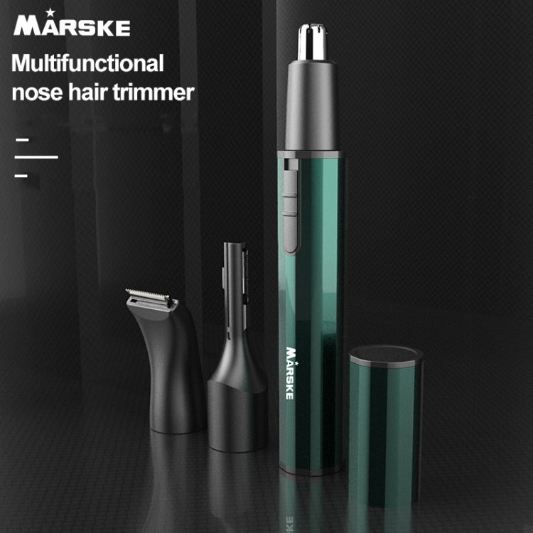 MARSKE  MS-7111 3 In 1 Electric Nose Hair Trimmer Type-C Rechargeable Grooming Instrument(Black) - free shipping - PMC TechLife - Order now!