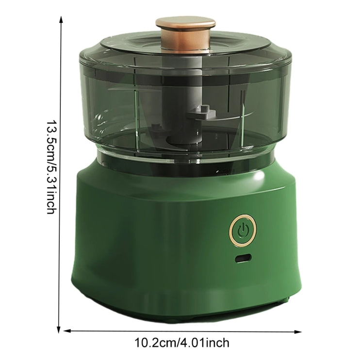 JRQ-01 Home Wireless Electric Meat Grinder Kitchen Garlic Pounder, Size: Long-press(Green) - Stirrer & Squeezer by PMC TechLife | Online Shopping South Africa | PMC TechLife | Buy Now Pay Later Mobicred