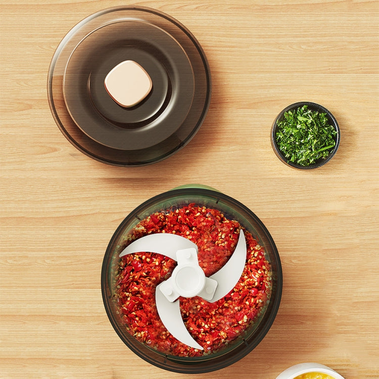 JRQ-01 Home Wireless Electric Meat Grinder Kitchen Garlic Pounder, Size: Long-press(White) - Stirrer & Squeezer by PMC TechLife | Online Shopping South Africa | PMC TechLife | Buy Now Pay Later Mobicred