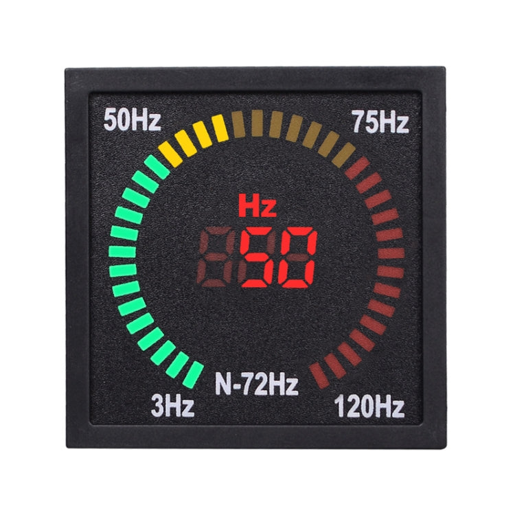 SINOTIMER N-72HZ AC Frequency Signal Indicator Square Turntable LED Digital Frequency Meter - Other Tester Tool by SINOTIMER | Online Shopping South Africa | PMC TechLife | Buy Now Pay Later Mobicred