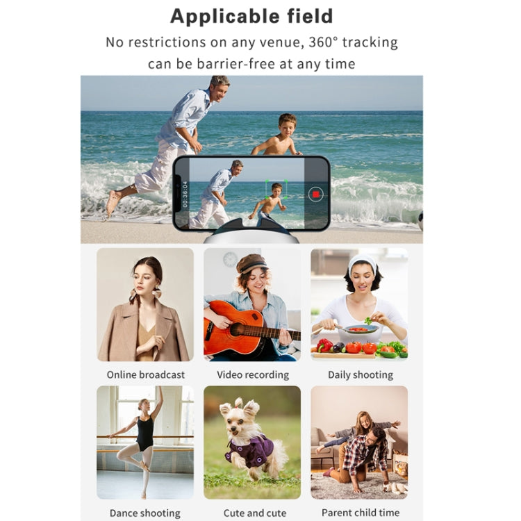 Hishell Rechargeable AI Face Intelligent Follow Shot Gimbal Cell Phone Live Streaming Video Stabilizer(Gold) - Handheld Gimbals by Hishell | Online Shopping South Africa | PMC TechLife | Buy Now Pay Later Mobicred