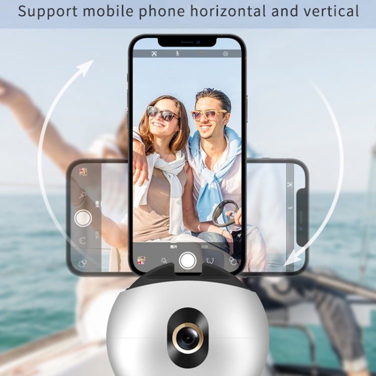 Hishell Rechargeable AI Face Intelligent Follow Shot Gimbal Cell Phone Live Streaming Video Stabilizer(White) - Handheld Gimbals by Hishell | Online Shopping South Africa | PMC TechLife | Buy Now Pay Later Mobicred
