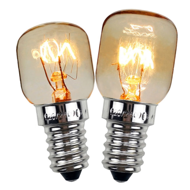 E14 Salt Crystal Lamps High Temperature Resistant Oven Light Bulb, Power: 15W Copper Nickel Plating Lamp Head(2700K Warm White) - LED Blubs & Tubes by PMc TechLife | Online Shopping South Africa | PMc TechLife | Buy Now Pay Later Mobicred