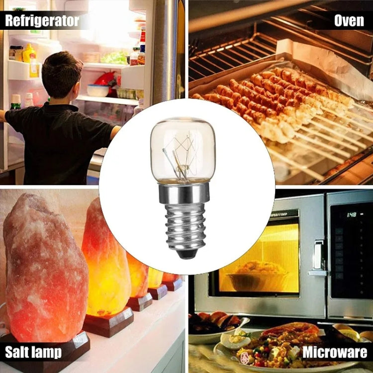 E14 Salt Crystal Lamps High Temperature Resistant Oven Light Bulb, Power: 25W Copper Nickel Plating Lamp Head(2700K Warm White) - free shipping - PMc TechLife - Order now!