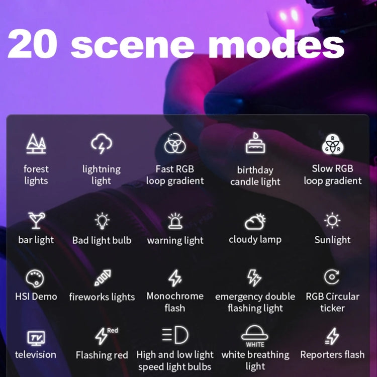 Desiontal M16 RGB Rechargeable Pocket Light Mini Photography Light LED Outdoor Shooting Supplementary Light - free shipping - PMC TechLife - Order now!