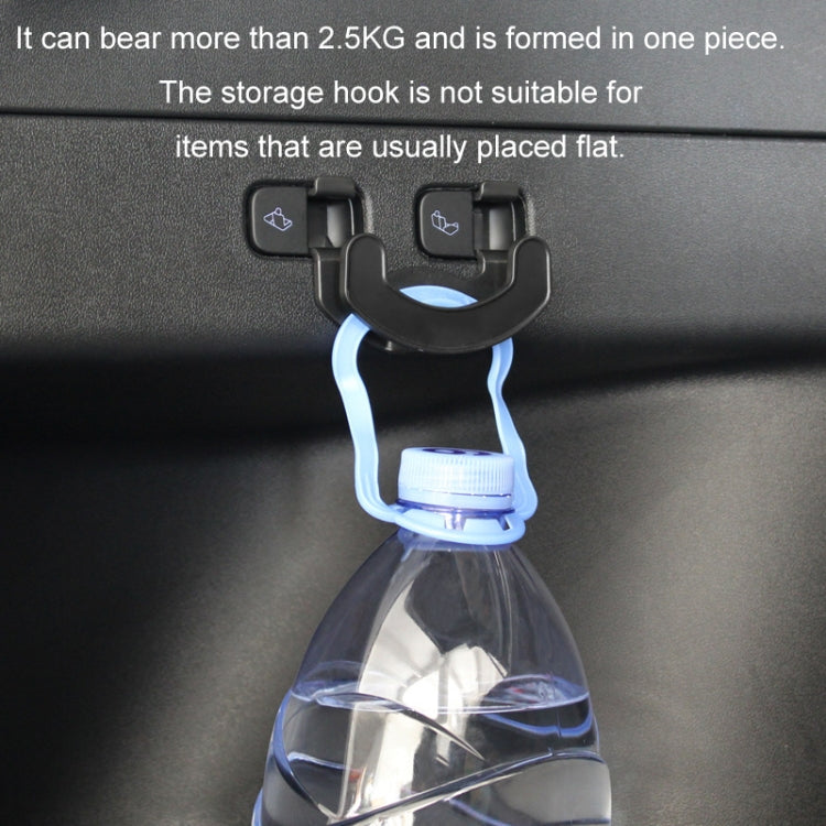 For Tesla Model Y Trunk Seat Button Hook(Black) - Auto Fastener & Clips by PMC TechLife | Online Shopping South Africa | PMC TechLife | Buy Now Pay Later Mobicred