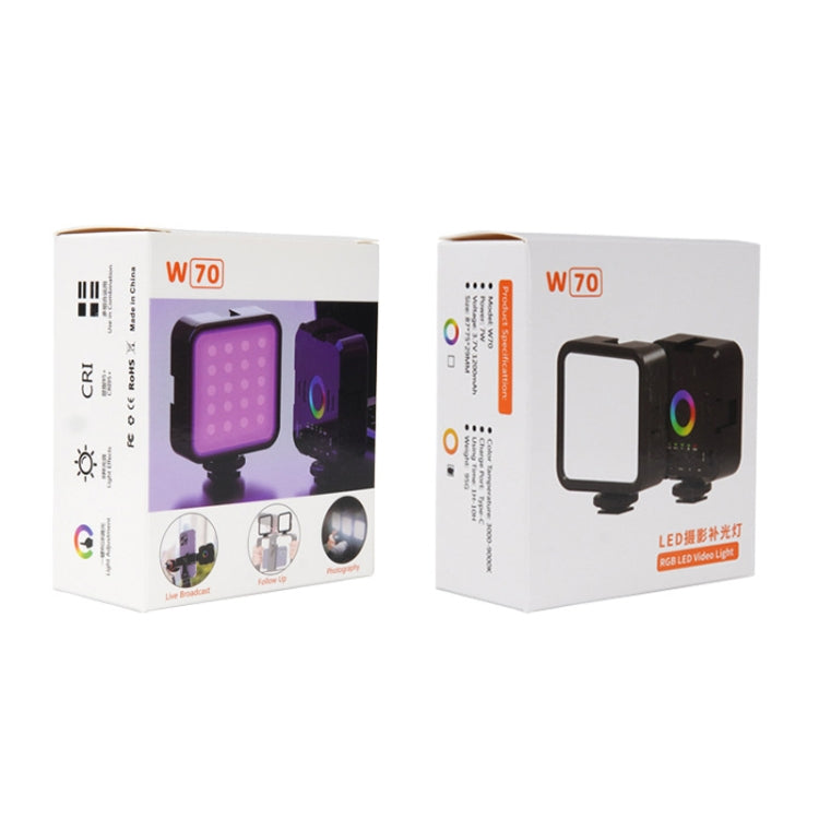 Desiontal W70 Full Color RGB Live Fill Light Portable Small Pocket Light Ambient Photo Handheld Photography Lighting - free shipping - PMC TechLife - Order now!