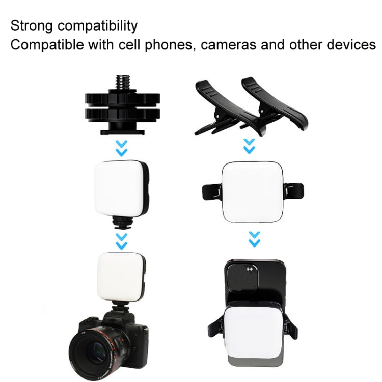 Desiontal V90 Mobile Phone Live Beauty Fill Light LED Pocket Light USB Charging Tofu Lamp(Standard) - free shipping - PMC TechLife - Order now!