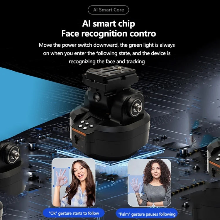 ZIFON YT-2000 Intelligent Electric Gimbal Rocker Panoramic Rotation Face Tracking Cell Phone Camera Live Streaming Artifact(Standard) - free shipping - PMC TechLife - Order now!