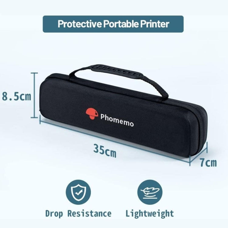 Phomemo Portable Storage Bag For M08F / P831 Printer(Black) - Others by Phomemo | Online Shopping South Africa | PMC Jewellery | Buy Now Pay Later Mobicred