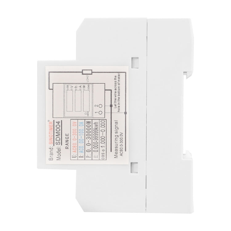 SINOTIMER SDM004 Din Rail AC Voltage Current Time Power Electricity Multi-Function Detection Meter - free shipping - PMC TechLife - Order now!