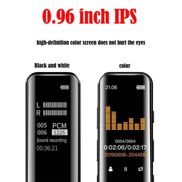G1 0.96-Inch IPS Color Screen HD Smart Mini Noise Reduction Timer Recorder, Capacity: 32GB - Recording Pen by PMC TechLife | Online Shopping South Africa | PMC TechLife | Buy Now Pay Later Mobicred