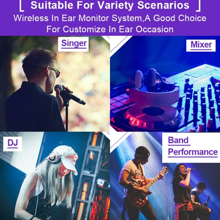 M-VAVE WP-10 Wireless Monitor Ear Return, Style: Single Receiver - Microphone by M-VAVE | Online Shopping South Africa | PMC TechLife | Buy Now Pay Later Mobicred