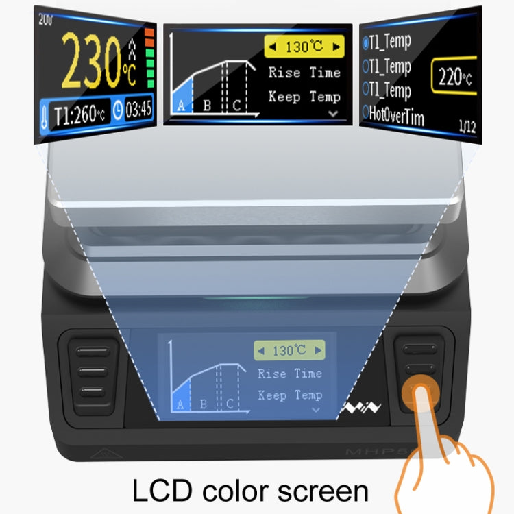 MINIWARE MHP50 Support PD/DC Power Supply 150W High Power Mini Thermostat Heating Station, Model: B5 - free shipping - PMC TechLife - Order now!