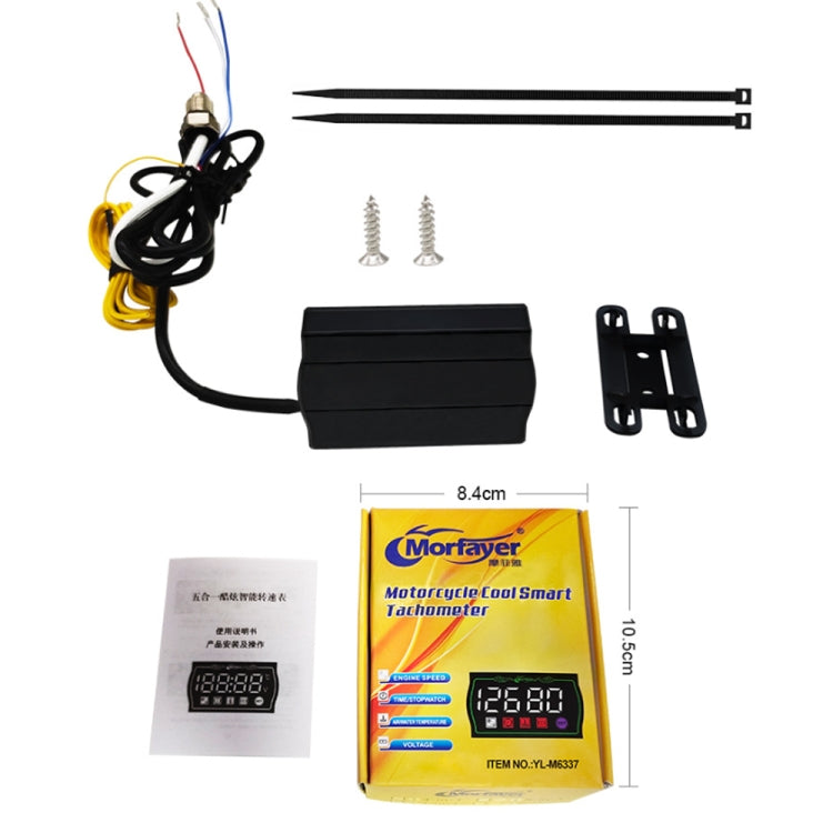 5 in 1 Ambient Temperature Tachometer Morfayer Locomotive Intelligent Multi-function Tachometer - free shipping - PMC TechLife - Order now!