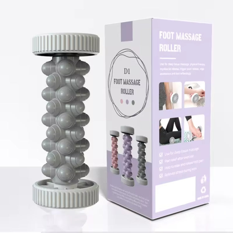 Foot Massage Roller Home Fitness Muscle Relaxation Plantar Fascia Rod(Gray) - free shipping - PMC TechLife - Order now!
