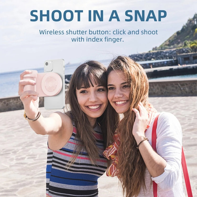 Camera Shape Bluetooth Magnetic Rotating Photo Handle Desktop Stand, Color: Black Basic Model - Phone Remote Control by PMC TechLife | Online Shopping South Africa | PMC TechLife