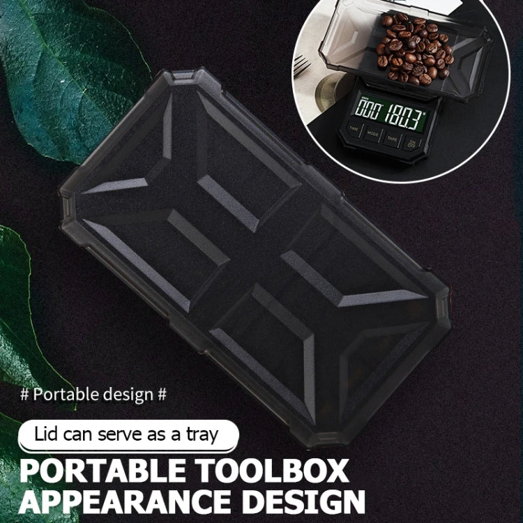 Battery Model 1kg/0.1g Portable Toolbox Digital Scale Jewelry Weighing Tool with Timing - Jewelry Scales by PMC Jewellery | Online Shopping South Africa | PMC Jewellery | Buy Now Pay Later Mobicred