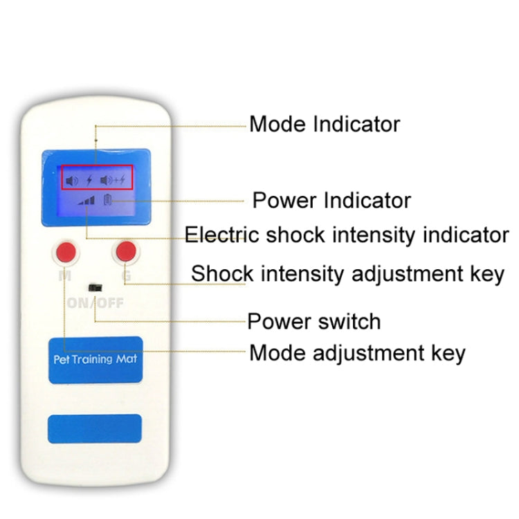 12x60 inch Pet Training Supplies Repellent Mat With Monitor Pet Isolation Static Blanket Cat Dog Sofa Cushion - Pads by PMC TechLife | Online Shopping South Africa | PMC TechLife | Buy Now Pay Later Mobicred