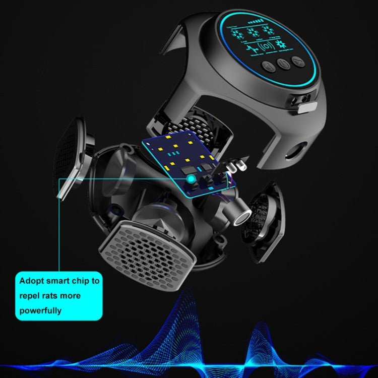 219 Intelligent Ultrasonic Multi-dimensional Frequency Conversion Home Indoor Mouse Repeller(Black) - Repellents by PMC TechLife | Online Shopping South Africa | PMC TechLife | Buy Now Pay Later Mobicred