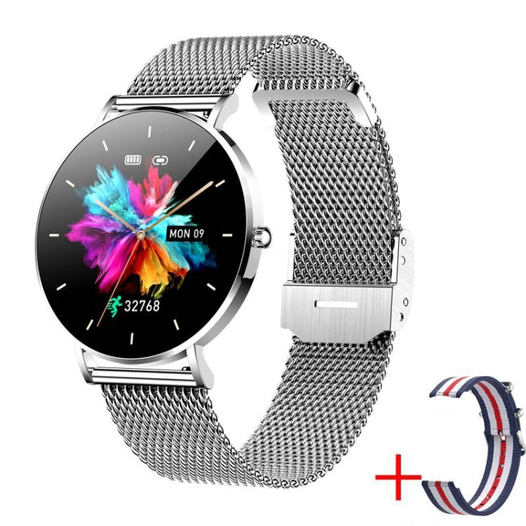T8 1.3-inch Heart Rate/Blood Pressure/Blood Oxygen Monitoring Bluetooth Smart Watch, Color: Silver Gray - Smart Watches by PMC TechLife | Online Shopping South Africa | PMC TechLife