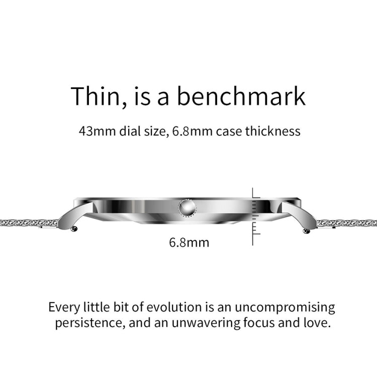 T8 1.3-inch Heart Rate/Blood Pressure/Blood Oxygen Monitoring Bluetooth Smart Watch, Color: Silver - Smart Watches by PMC TechLife | Online Shopping South Africa | PMC TechLife