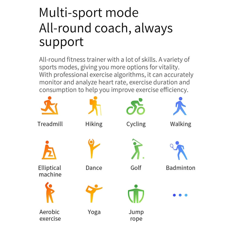 T8 1.3-inch Heart Rate/Blood Pressure/Blood Oxygen Monitoring Bluetooth Smart Watch, Color: Silver - Smart Watches by PMC TechLife | Online Shopping South Africa | PMC TechLife