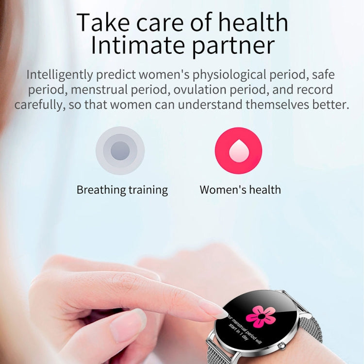 T8 1.3-inch Heart Rate/Blood Pressure/Blood Oxygen Monitoring Bluetooth Smart Watch, Color: Silver - Smart Watches by PMC TechLife | Online Shopping South Africa | PMC TechLife