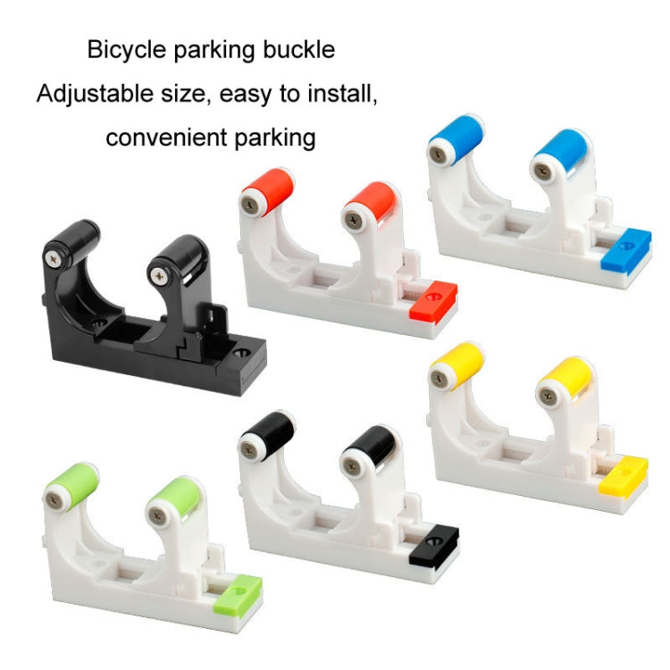 DEEMOUNT RCK-051 Road Bicycle Parking Buckle Wall Hook Mountain Bike Parking Buckle(White Black) - free shipping - PMC TechLife - Order now!