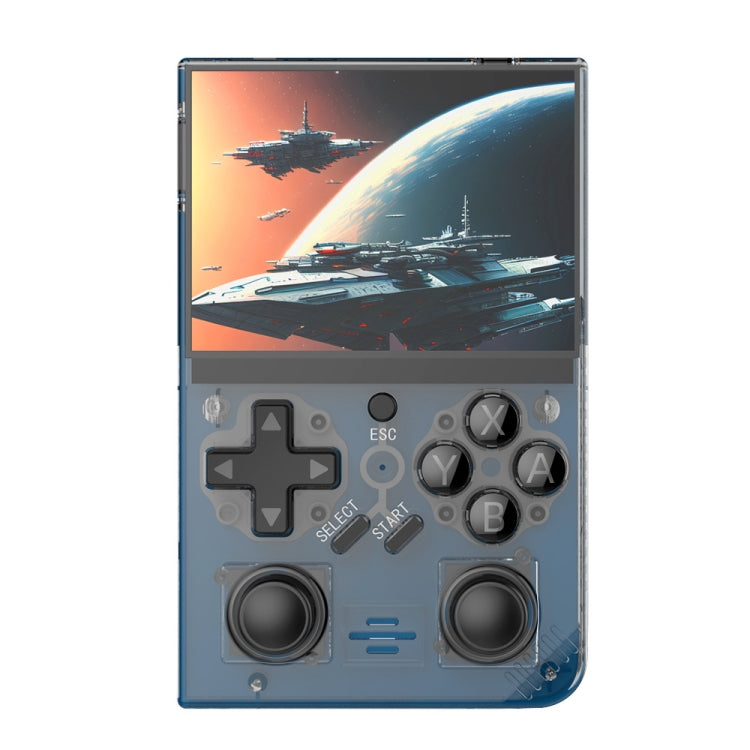 R35PLUS 3.5 Inch Handheld Game Console Built-in 64G 10,000+ Games(Transparent Black) - free shipping - PMC Jewellery - Order now!