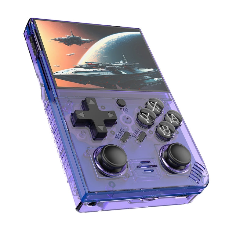 R35PLUS 3.5 Inch Handheld Game Console Built-in 64G 10,000+ Games(Transparent Black) - free shipping - PMC Jewellery - Order now!