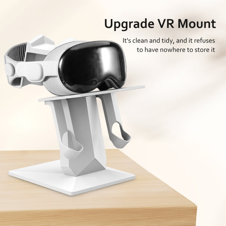 VR Headset Storage Display Stand For Apple Vision Pro / Meta Quest 3 / 2 / Pro(White) - VR Accessories by PMC TechLife | Online Shopping South Africa | PMC TechLife | Buy Now Pay Later Mobicred