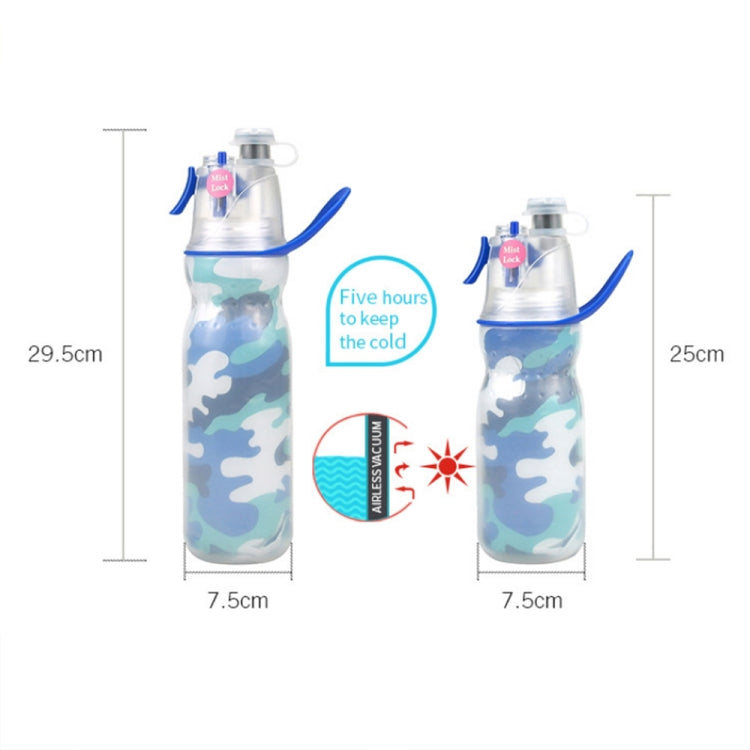 470ml Summer Outdoor Sports Training Spray Cooling Water Cup, Color: Colorful 3-layers - free shipping - PMC TechLife - Order now!