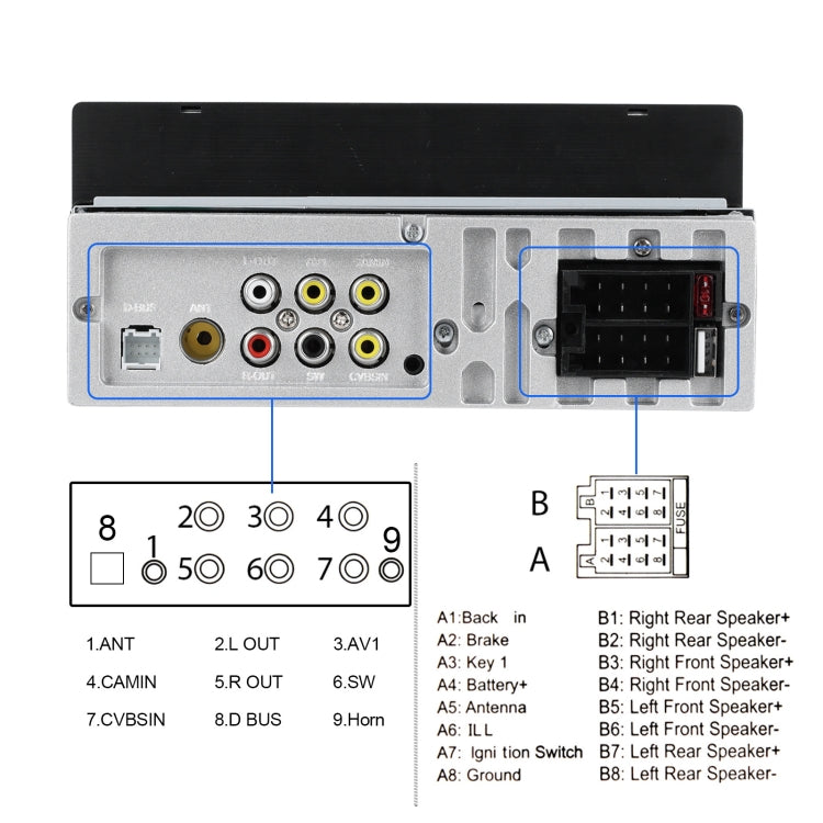 Single Spindle 6.9 inch MP5 With Knob Player Carplay Function Car MP4 Backup Camera, Specification: Standard+AHD Camera - free shipping - PMC TechLife - Order now!